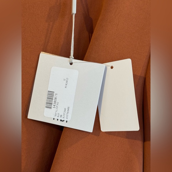 Tibi Rust Dress with Lace-Up Detail - Picture 9 of 13